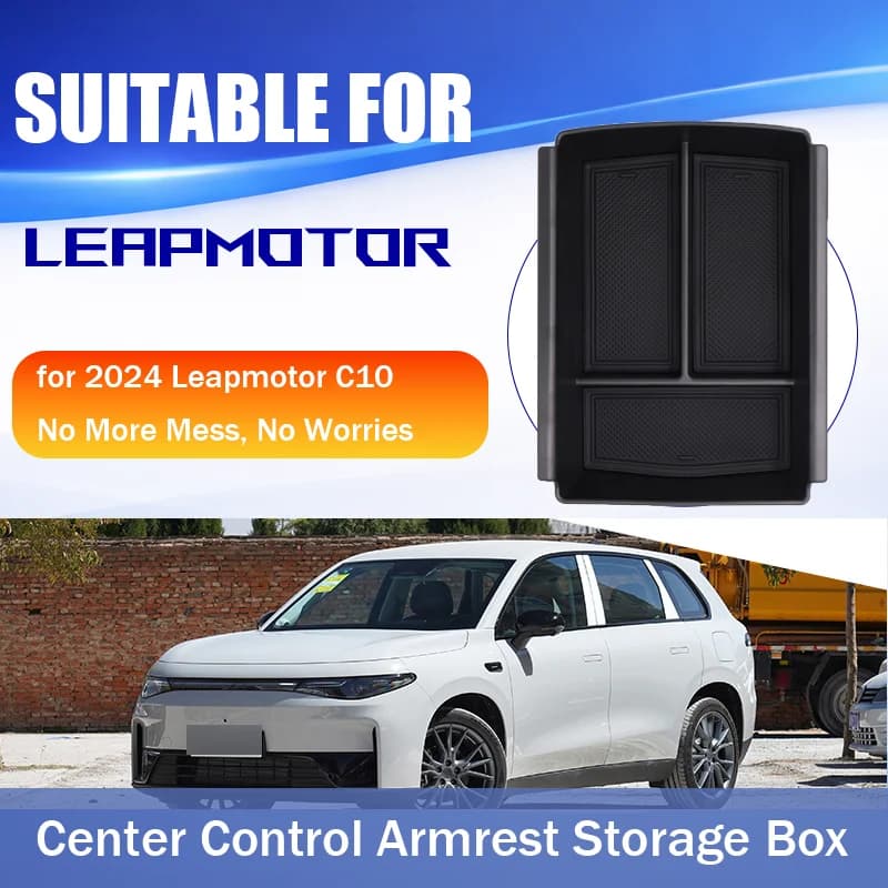 Suitable for 2024 Leapmotor C10 central console storage box armrest box storage box storage box car supplies modification