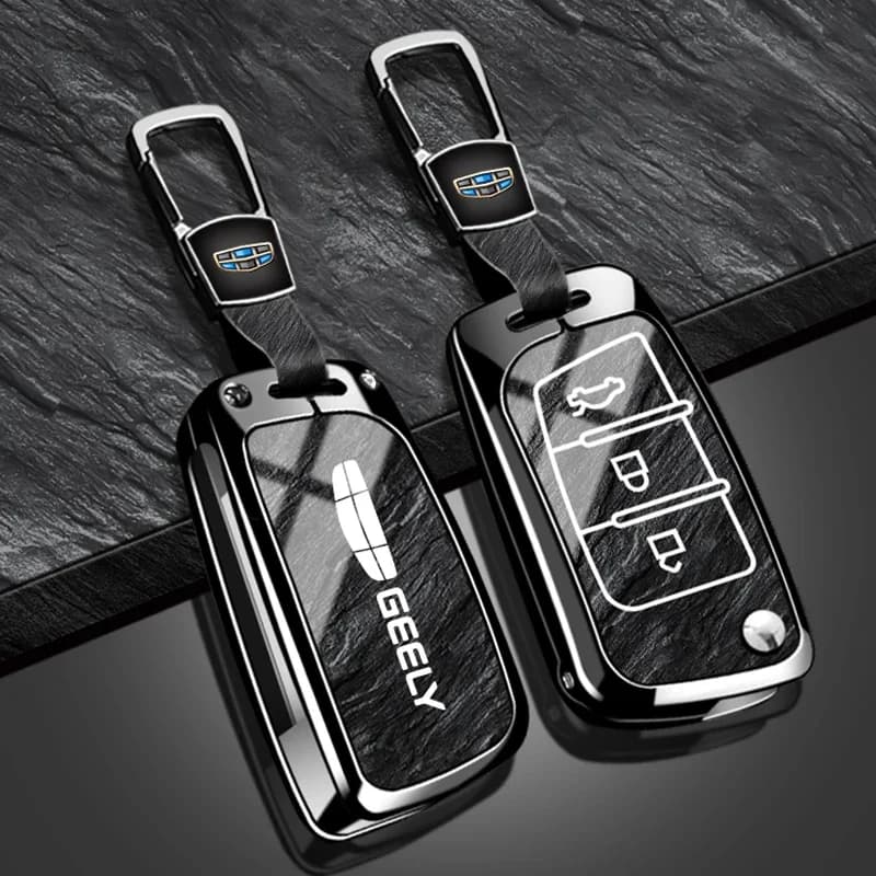 Zinc alloy car key set suitable for Geely Emgrand EC7 EC8 GC6 EC715 EC718 Emgrand 7 EU7 EC7-RV EC718-RV 2015 2016 2017 key set