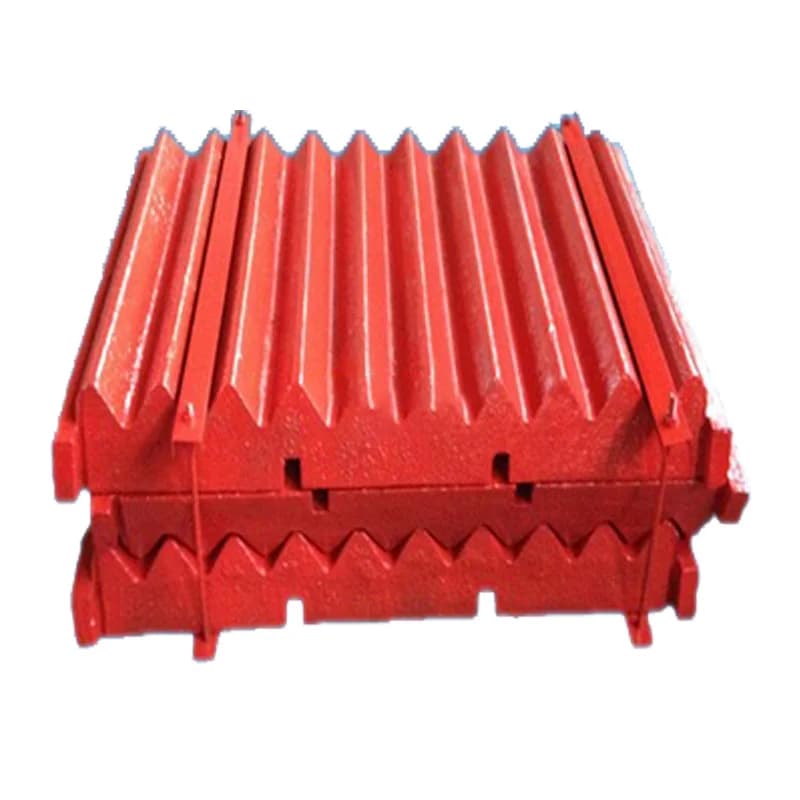 High Manganese Steel Jaw Plate for Jaw Crusher Replacement Parts