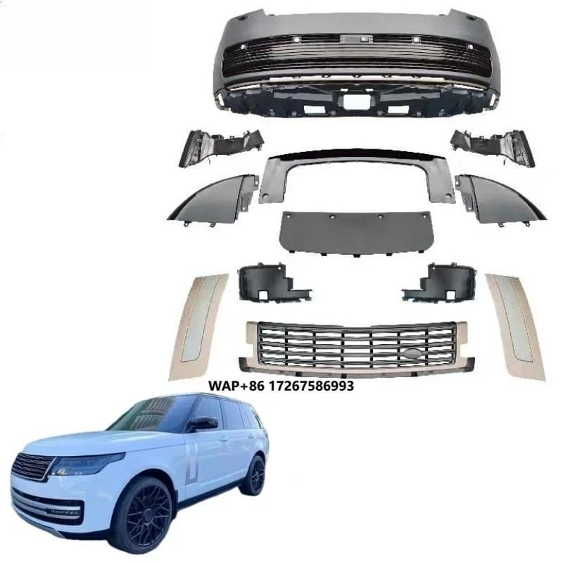 SV Style From Body Kit for Front Bumper Grille Side Fender Vent Cover for  RRV L405 L460