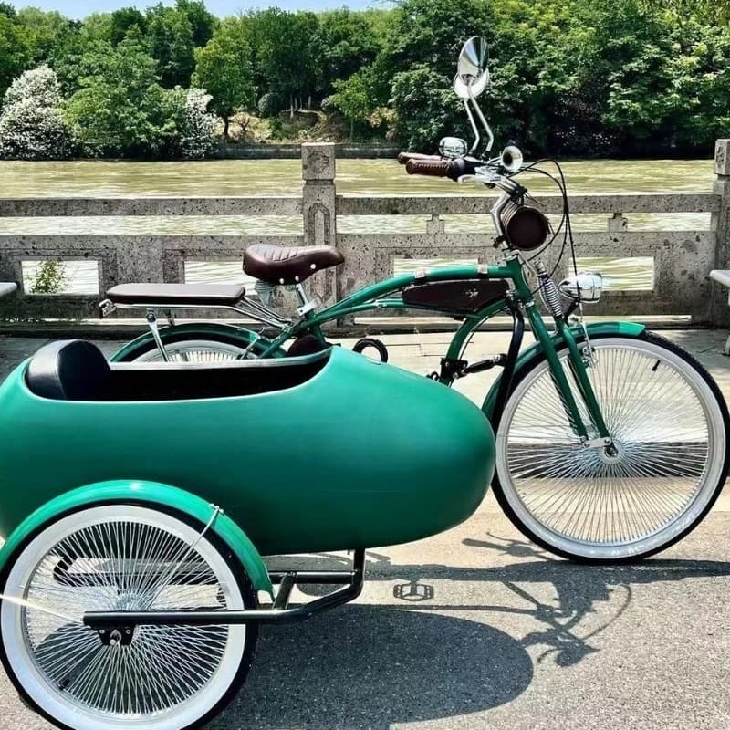 Tricycle Senior Sense Park Display Side Bucket Drag Bike Dense Spokes High-end Edge