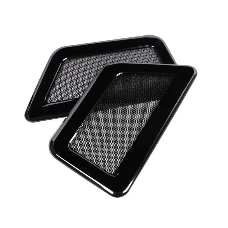 For BMW IX 40 50 M60 2022-2024 Stainless Steel Black Car Rear Air Vent Conditioner Outlet Dust Cover Interior Car Accessories