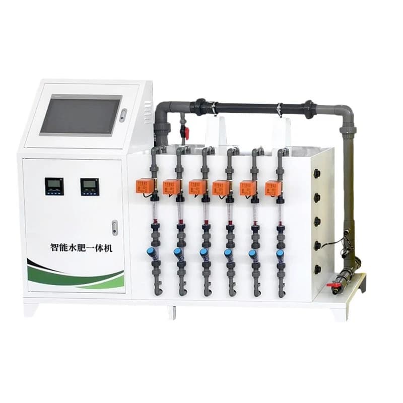 Intelligent water and fertilizer integration equipment farmland construction automatic fertilization irrigation machine