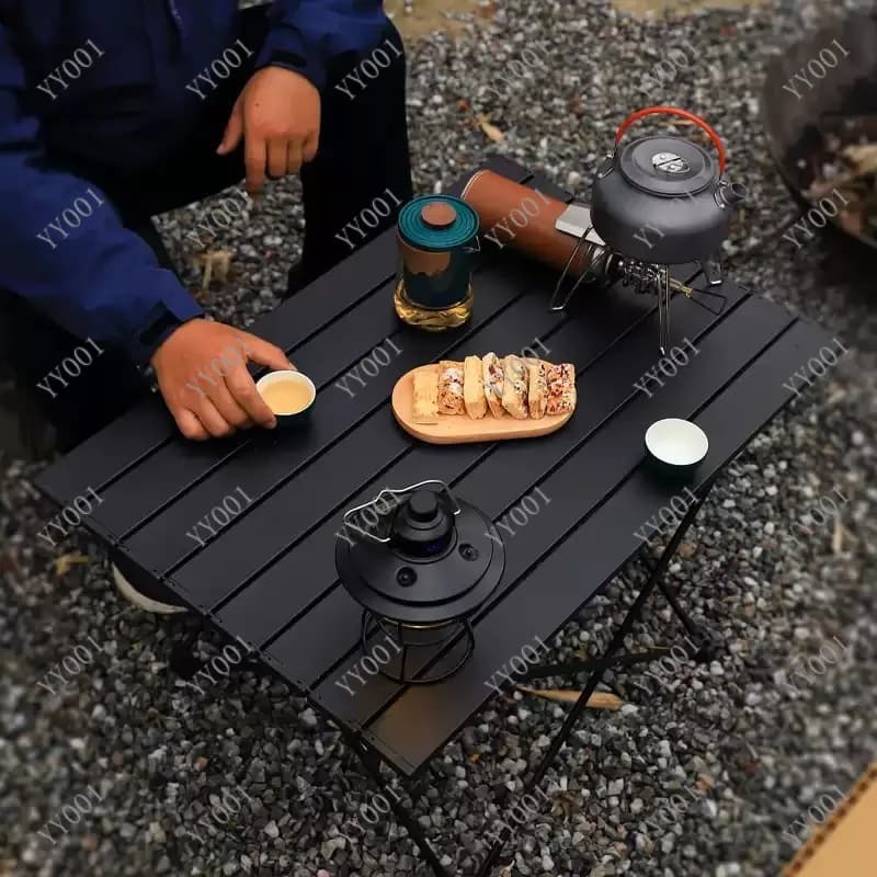 M Size Lightweight Portable Folding Table Aluminum Outdoor Picnic BBQ Camping Kitchen Table