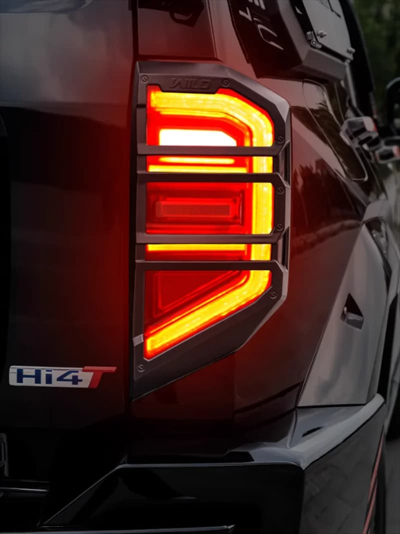 For GWM Tank 400 2023 2024 2025 Exterior Accessories Rear Fog Lights Lamps Eyelid Eyebrow Decoration Cover Trim