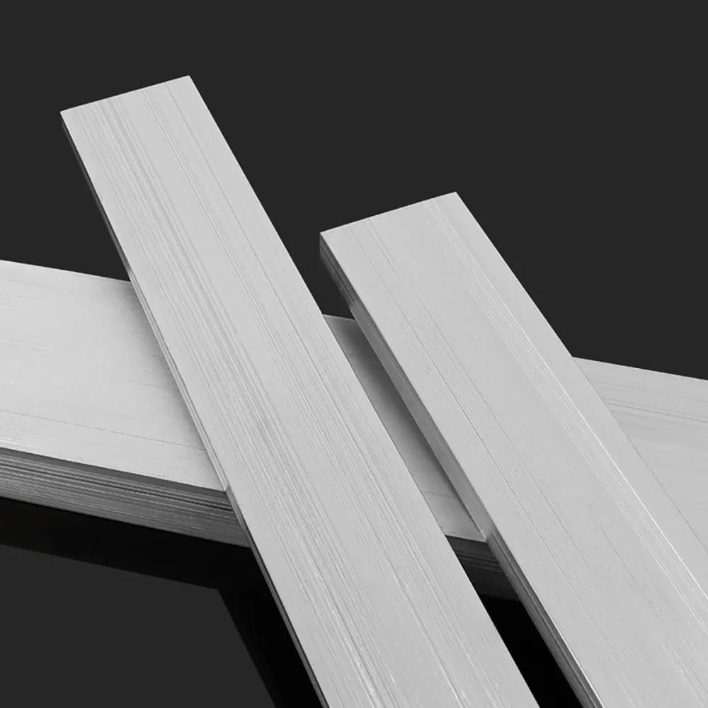 Aluminum Flat Bar Solid Flat Strip, Easy to Machine, Custom Cut for Welding Repair Industrial DIY Projects