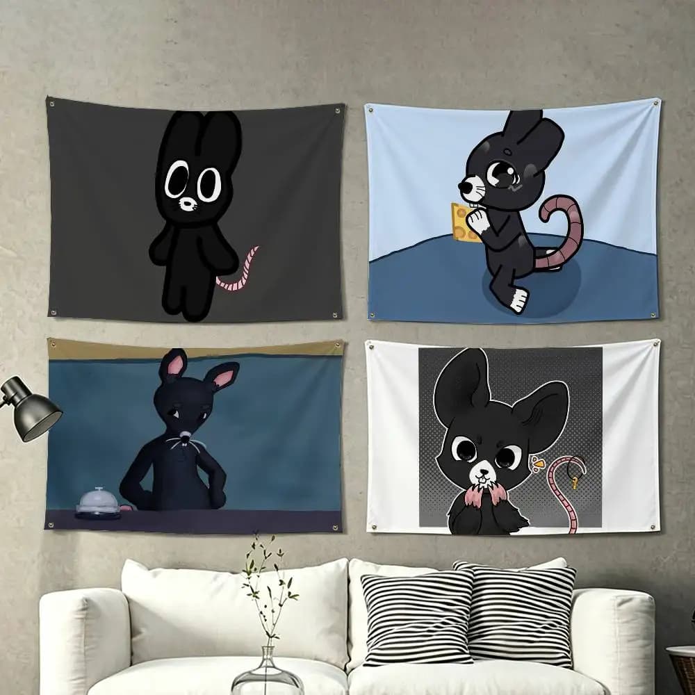 Ratthew Various Sizes Square  Flags for Bedrooms Home Decor Items Outdoor Decors Garage Decoration Flaga