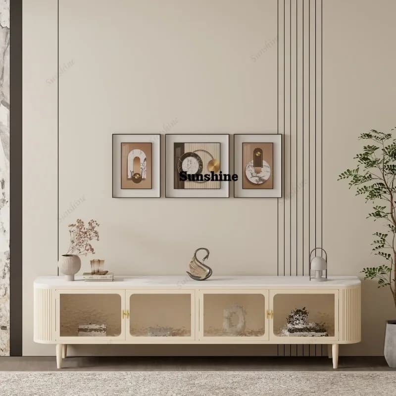 YClassic Decoration Tv Cabinet Black Minimalist 180Cm Japanese Tv Stands Living Room Storage Mueble Televisor Furniture Home
