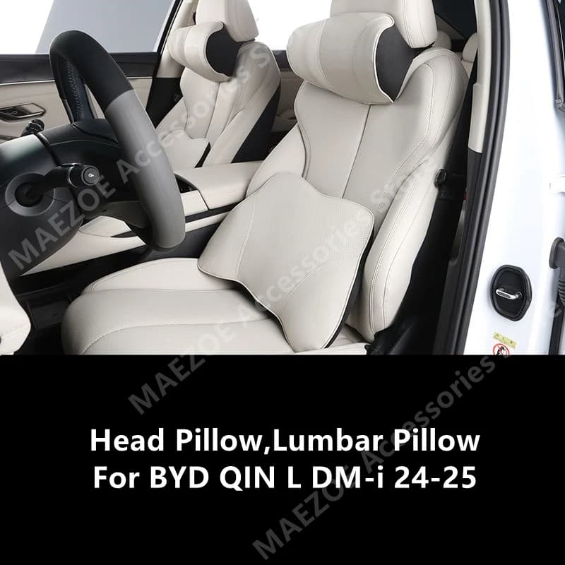 For BYD QIN L DM-i 24-25 Head Pillow,Lumbar Pillow,Car Interior Modification Accessories Refit