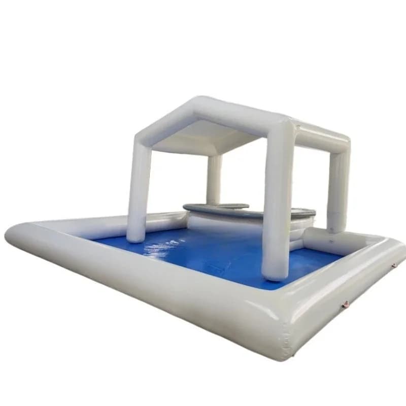 Mobile Inflatable Pool Bar Portable Bar Inflatable Bar with Pool Relax Poolside