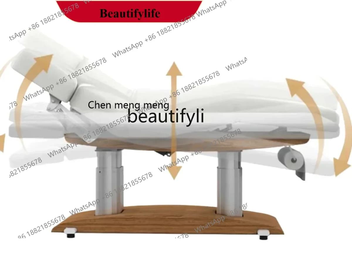 X  ss 8617 Four motor SPA health spa bed Free lifting adjustment High density sponge PU leather beauty bed
