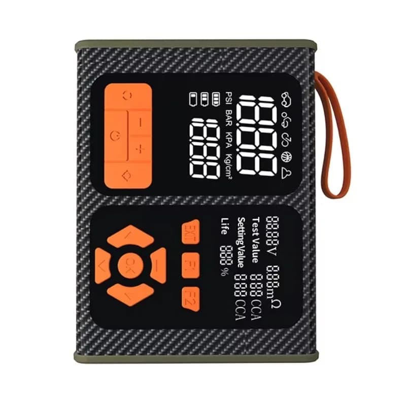 Diagnostic Instrument Emergency Start Dual Cylinder Air Pump for Heavy-     Vehicles Car Motorcycle Bike Ball ABS Material