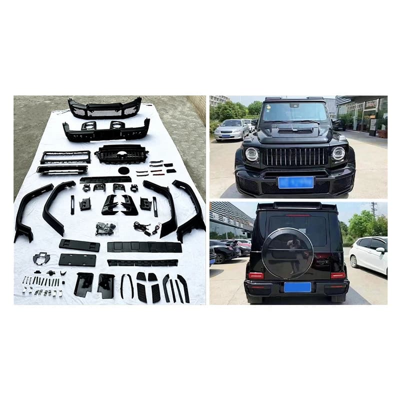 High Quality 800 Style Body Kit Fit W463 W464 G63 2019 Front Rear Bumper Mod Parts