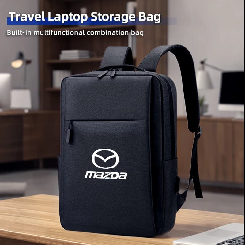 Car Men's Shoulder Bag  Laptop Pouch Business Backpack Accessories For Mazda 6 3 CX5 5 2 323 CX7 Demio Atenza Axela MX30 CX30 CX