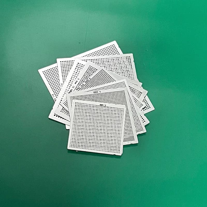 10 PCS Set Multi-Function Universal BGA Reballing Stencil 0.76 0.65 0.6 0.55 0.5 0.45 0.4 0.35 0.3 0.25mm Bga Kits Direct Heat