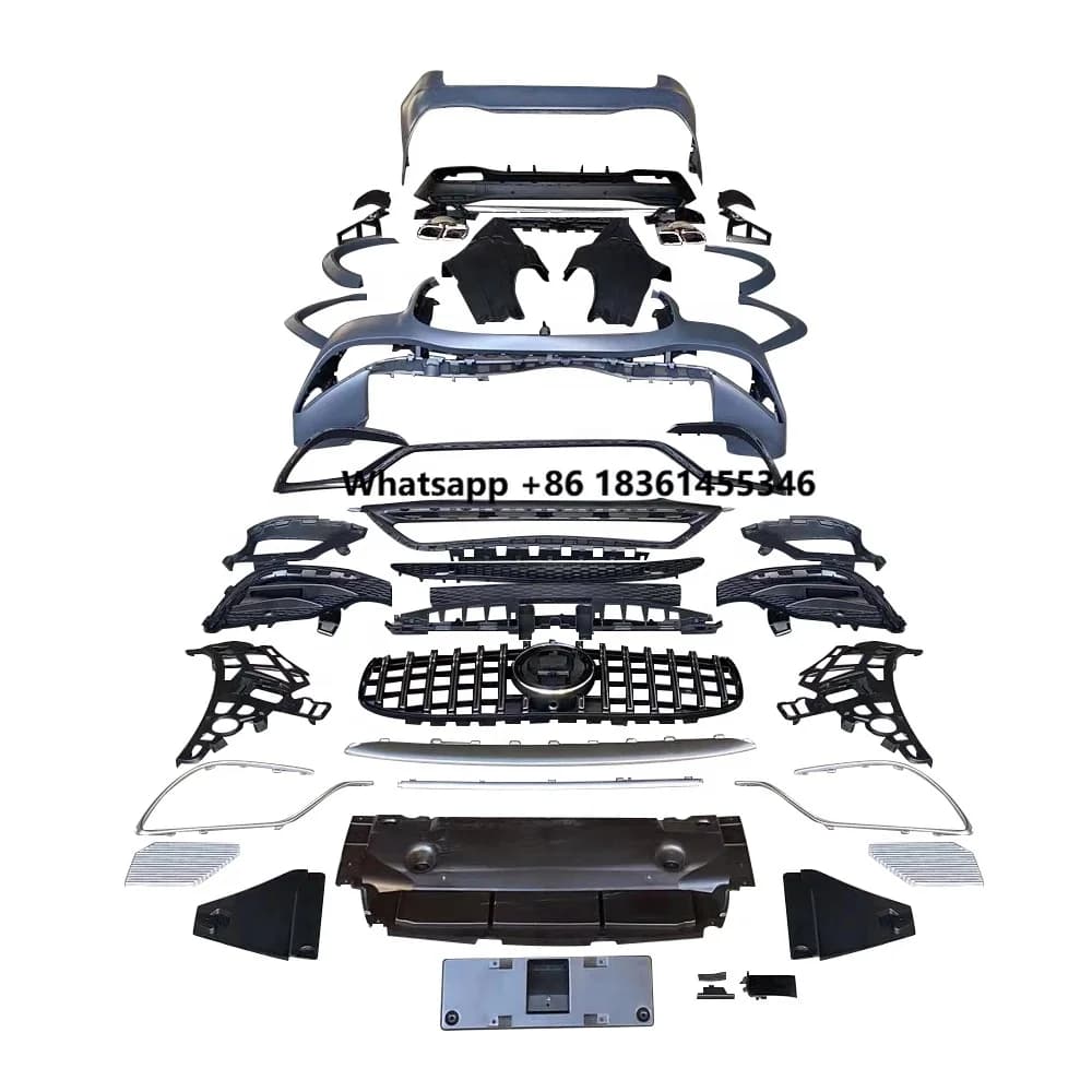 For  GLS 63 Upgrade Body Parts with  Bumper Grille New Style 2022 Year X167 Body Kits