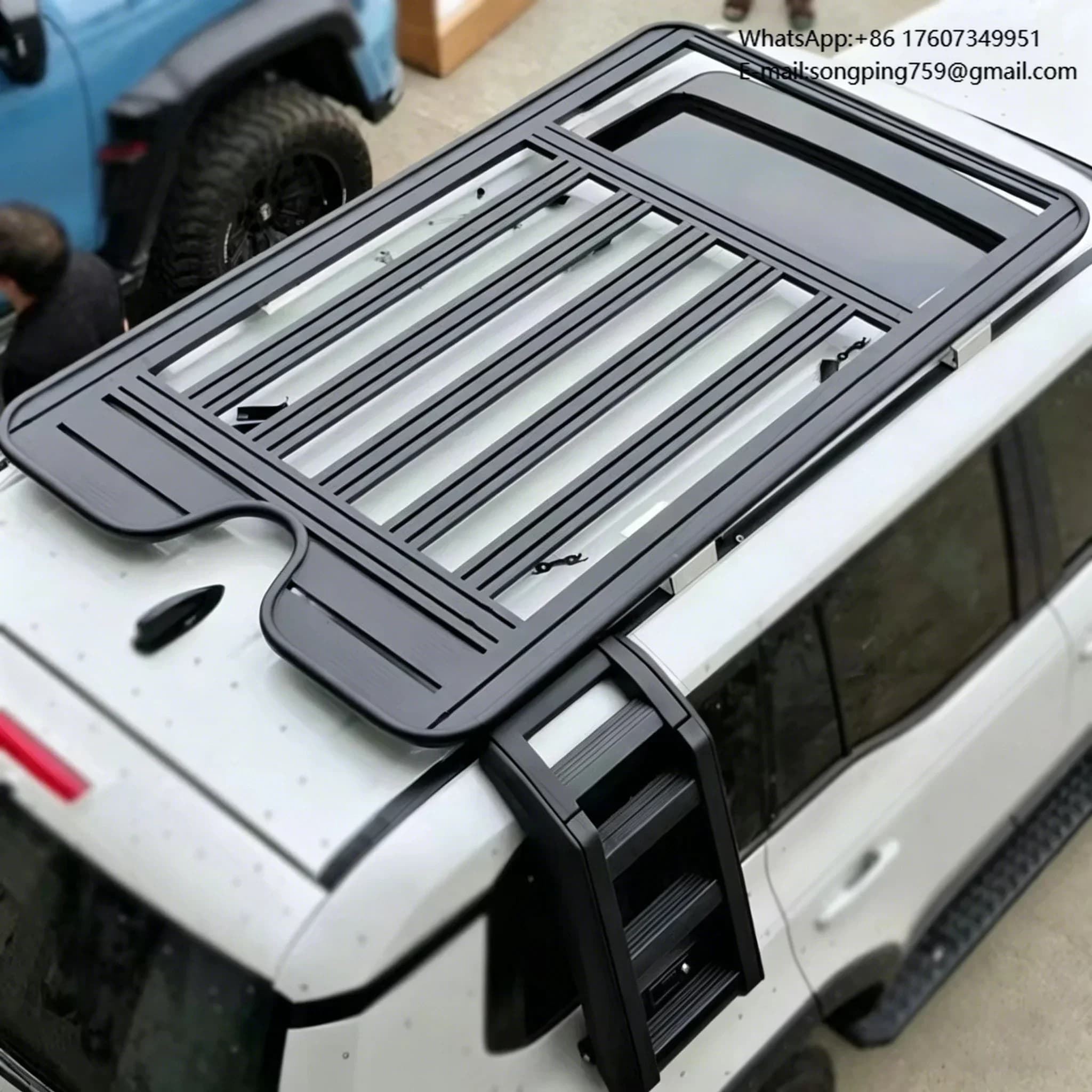 Off Road Exterior Hot Selling Roof Platform Frame Roof Racks for 2024 Toyota Land Cruiser Prado 250 Accessories