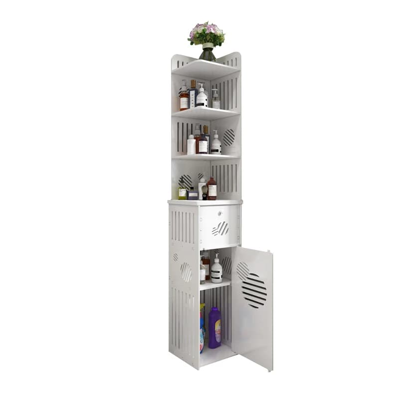 Floor-to-ceiling bathroom,  side cabinet, bathroom, toilet seam storage rack