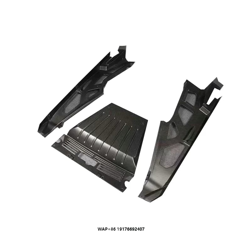 High Quality  Dry Carbon Fiber Engine Cover Trim forLamborghini Huracan LP580 LP610 Interior Engine Compartment Panel Bodykit