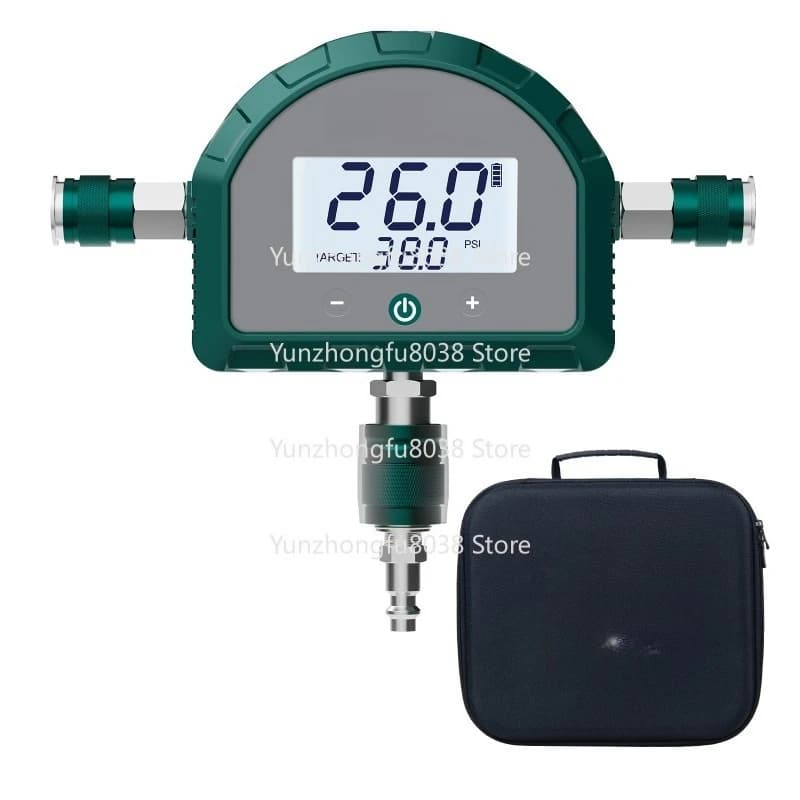 Auto-Off Metal Pressure Controller Preset Memory Digital Display Tire Deflation Manifold Kit 5-150PSI