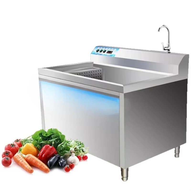 Fruit and vegetable washing bubble air dryer