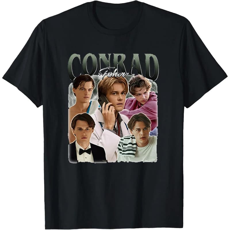 Team Conrad Bootleg Shirt Gift for Man Cousins Beach T Shirt for Woman Poster Tee Love Conrad Fisher Vintage Team Conrad  Shirts