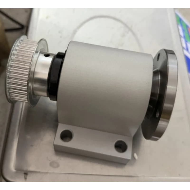 80 100 Lathe Spindle Assembly Through Hole 20 Center Height 50 High-strength Head Assembly with Flange