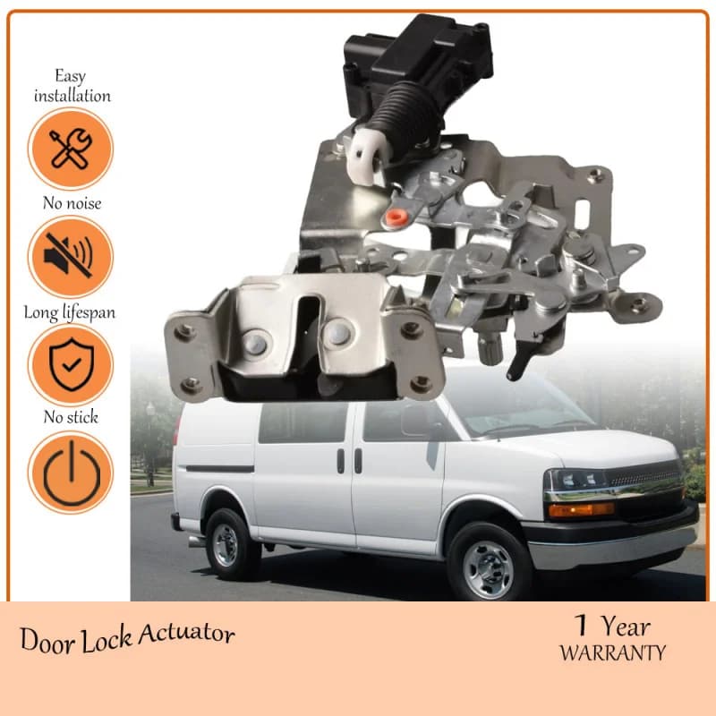 Rear Right Door Lock Actuator Compatible with Chevy Express 1996-2014,GMC Savana 1996-2019,oem 22745039,15021653,15116915
