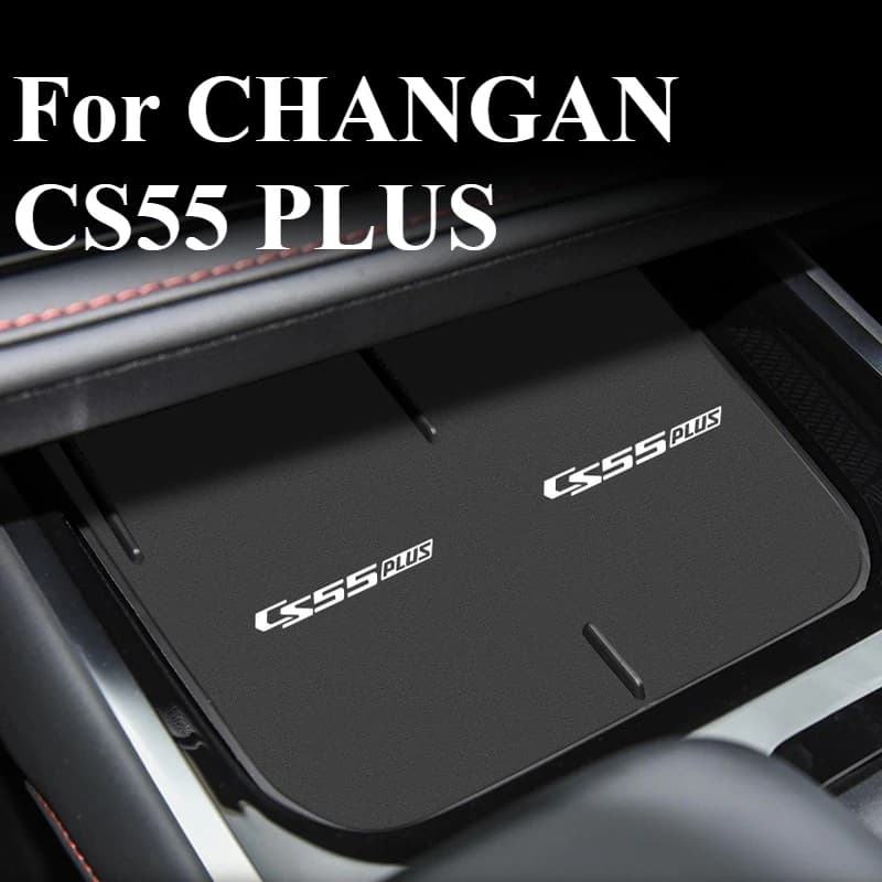 Cup Mat Car For CHANGAN CS55 PLUS Accessories 2024-2025-Specific Anti-Slip Anti-Tip Microfiber Leather Anti-Shock Waterproof