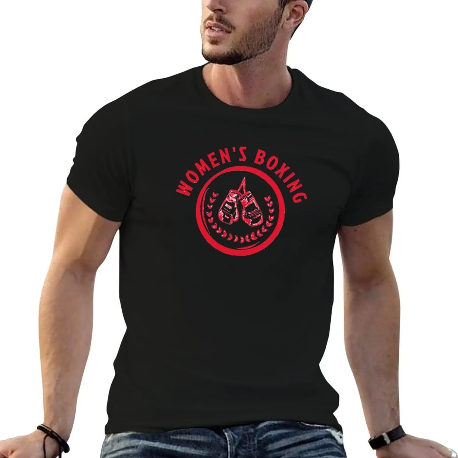 Women Boxing Women in Sports T-Shirt funny gifts for a boy men tshirt