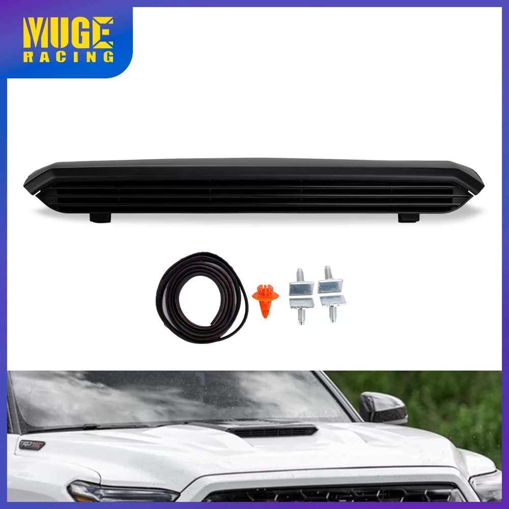 MUGE-Front Upper Hood Scoop Intake Air Duct Vent For 2016-2022 Toyota Tacoma 7618104900 LKT195