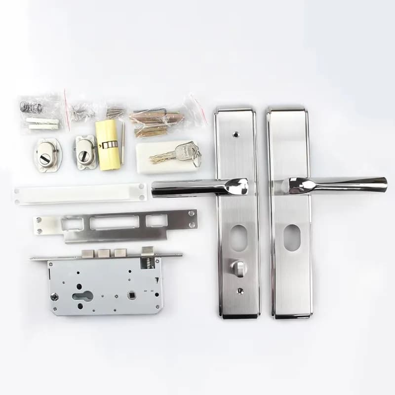 330mm Anti-Theft Safety Door Lock: 304 Stainless Steel for Home Decoration & Security