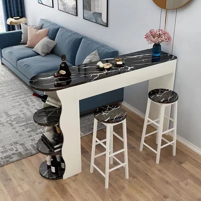 Simple modern living room entrance small bar table sofa side partition cabinet
