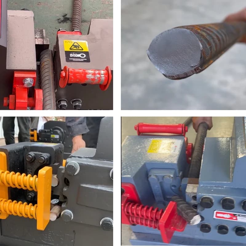 Construction GQ50 Steel Rebar Cutting Machine Cutting 6-38mm Rebar Electric Steel Bar Cutting Equipment