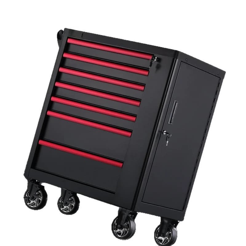 Thickened Heavy Tool Cart 5 Auto Repair Tool Cabinet Multifunctional Drawer Tool Box Repair Mobile Cart