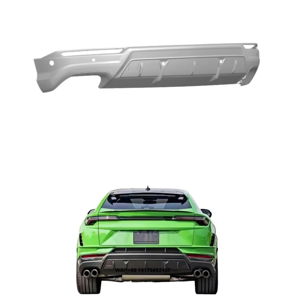The OEM Style Dry Carbon Fiber Rear Diffuser Lip Modified by forLamborghini in 2023 Is Suitable forLamborghini URUS S