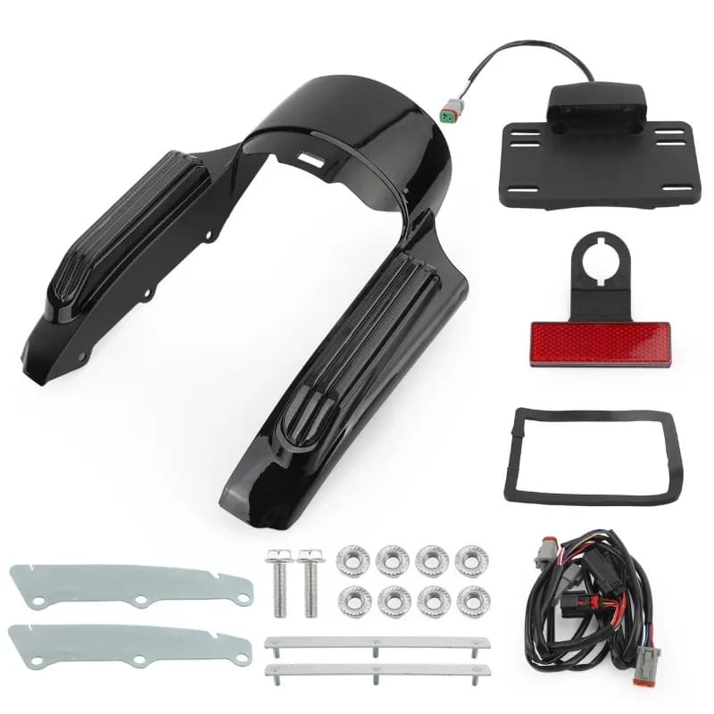 Motorcycle mud tiles are suitable for red shell smoke gray shell in the lower section of the car