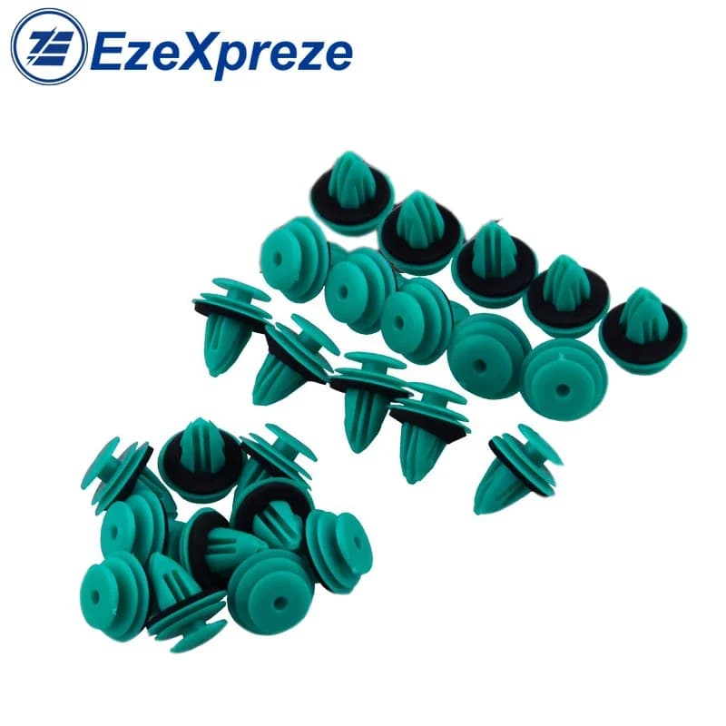 25PCS  Auto Bumper Fastener Vehicle Clips Retainer Fastener Rivet Door Panel Fender Liner Universal Fit  car accessories