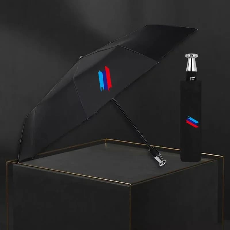 For BMW X1 X2 X3 X4 X5 X6 X7 E46 E52 E60 E70 E72 E82 E90 E92 E93 G45 G30 G05 Car Automatic Folding Windproof Sunshade Umbrella