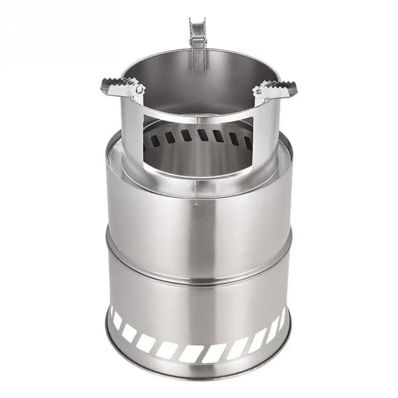 Outdoor portable travel firewood cookstove