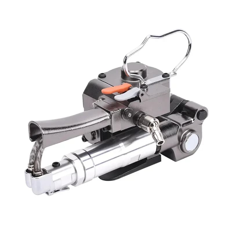 AQD Pneumatic Baler Portable Buckle-free Binding Machine Hot Melt Pneumatic Plastic Steel Belt PET Pneumatic Baler