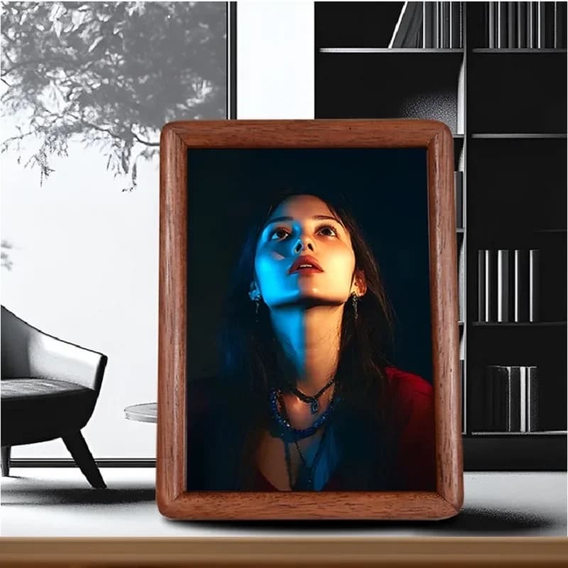 Solid Wood Black Walnut Photo Frame Elegant Mortise and Tenon Design  Premium Picture Frame for Home Décor