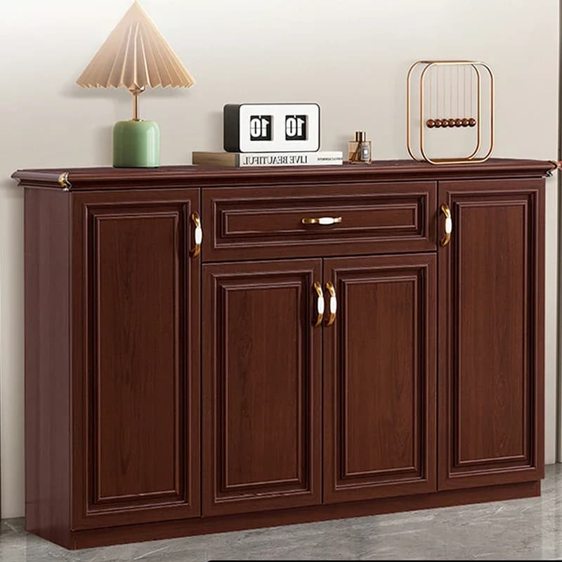 Durable Functional Decorative Oak Shoe Cabinet Stable Black Mirrored Stylish Shoe Cabinet Meuble Chaussures Household Furniture