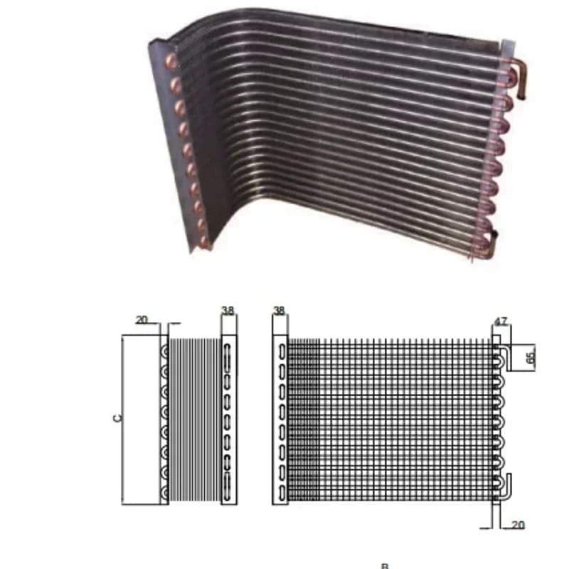 Air Cooled Condensers Copper Condenser for Air Conditioning Market for Refrigerators