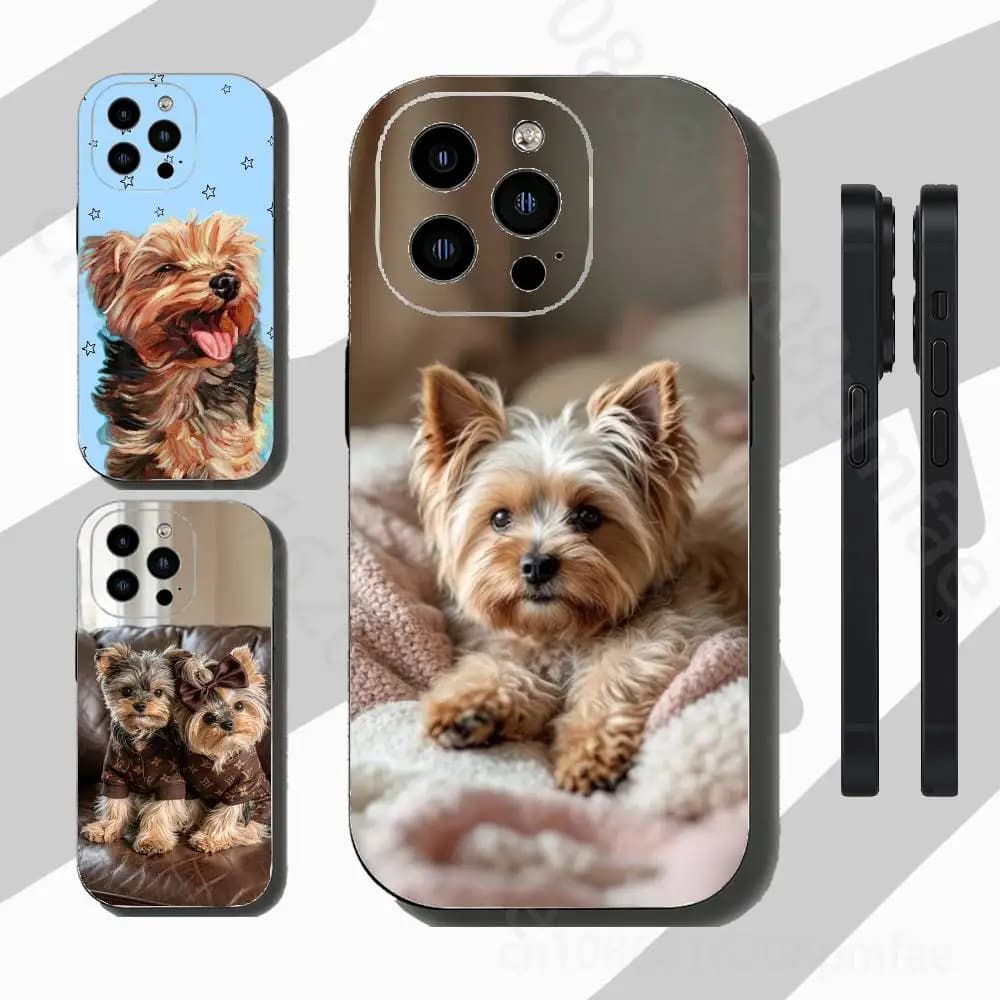 Dog Yorkshire Terrier Phone Case For iPhone 17,16,15,14,13,12,11 Pro,Max,Plus,X,XS
