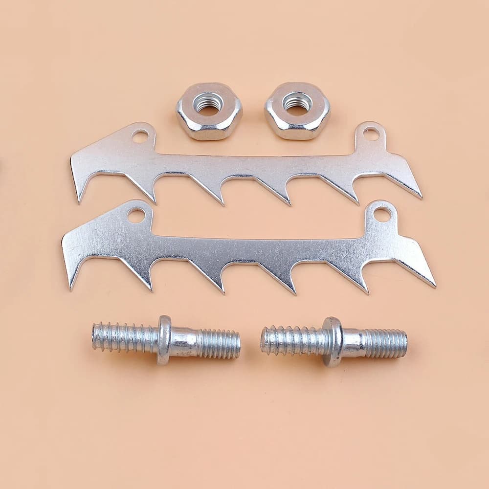 1 Set Bumper Spike Bar Stud & Nut for Stihl 018 020 017 021 023 025 MS170 MS180 MS192T Garden Tools Lawn Mower Accessories