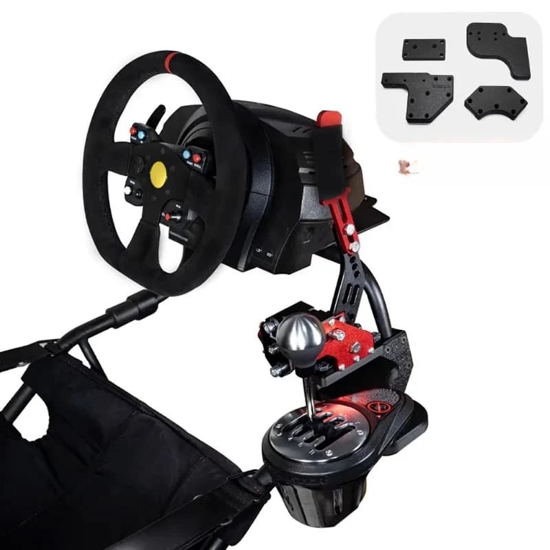 2nd generation Right Bracket Stand For Playseat Challenge Seat TH8A/G923/G29 Shifter Gear for Thrustmaster / Logitech