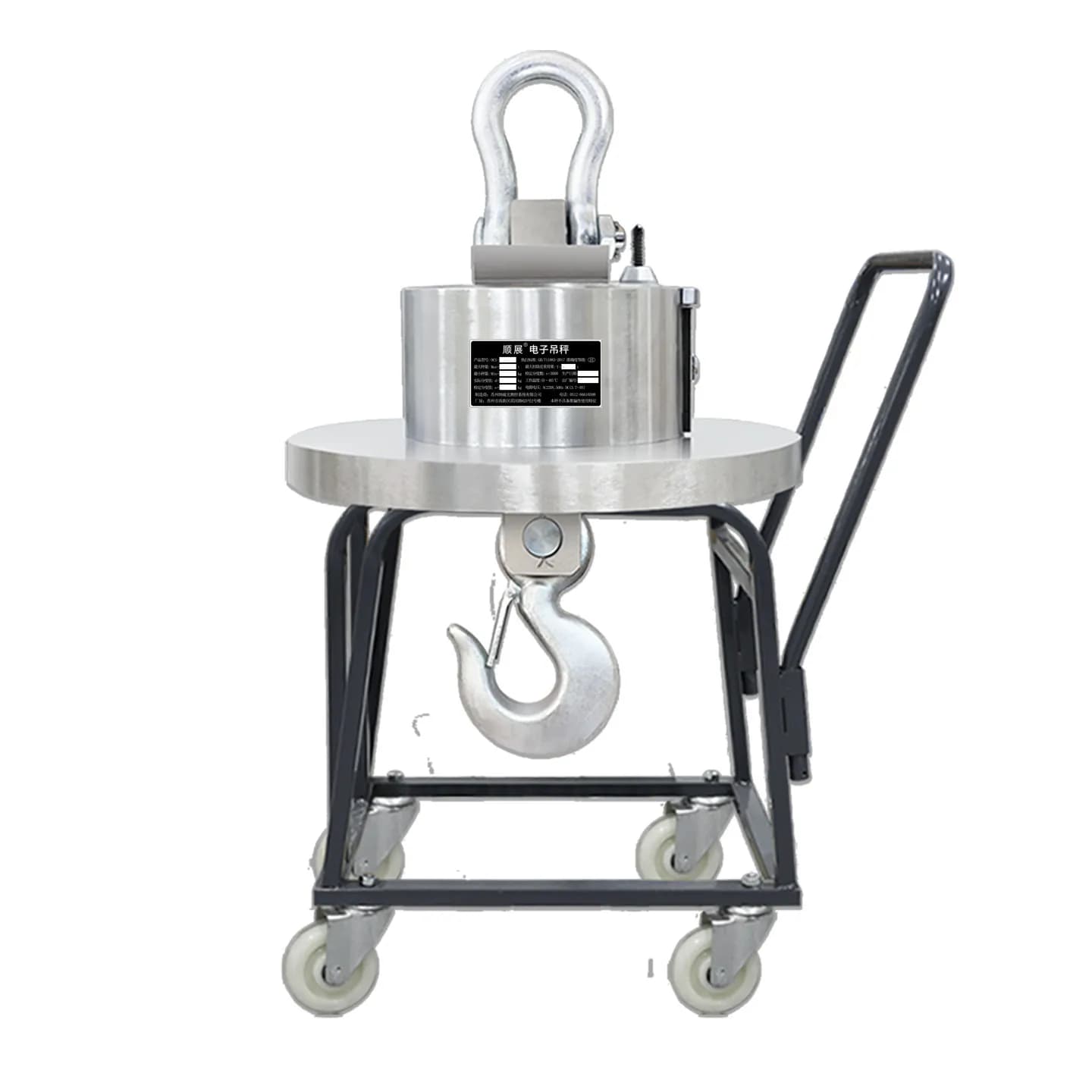 High-temperature resistant 20t crane scale with hook, electronic scale for smelting factories, steel housing, lifting scale