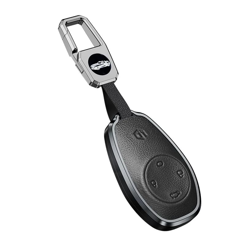Premium Aluminum Alloy Key Cover Case for Leapmotor T03/C11/S01 - Protective Key Fob Shell Key Bag Chain