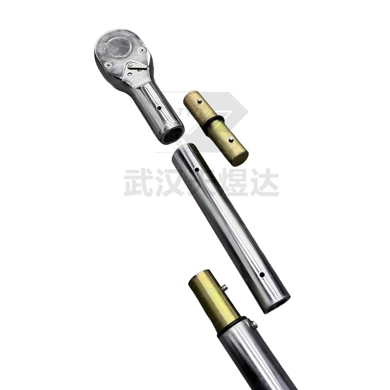 Heavy Duty High Quality 2500Nm 3000Nm 4000Nm Interchangeable Head Manual Mechanical Preset Torque Wrench